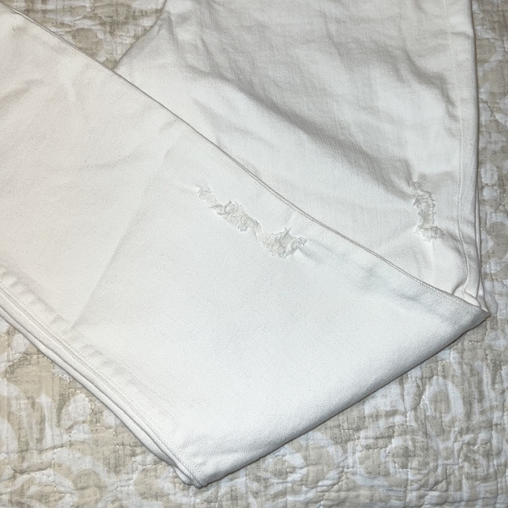 Spanx distressed white skinny jeans - Picture 10 of 12